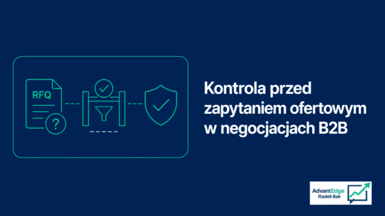 Kontrola przed zapytaniem ofertowym w negocjacjach B2B